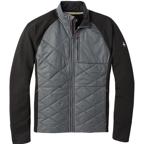 Smartwool Smartloft 120 Quilted Jacket in Graphite Gray Black Size Medium - Picture 3 of 16